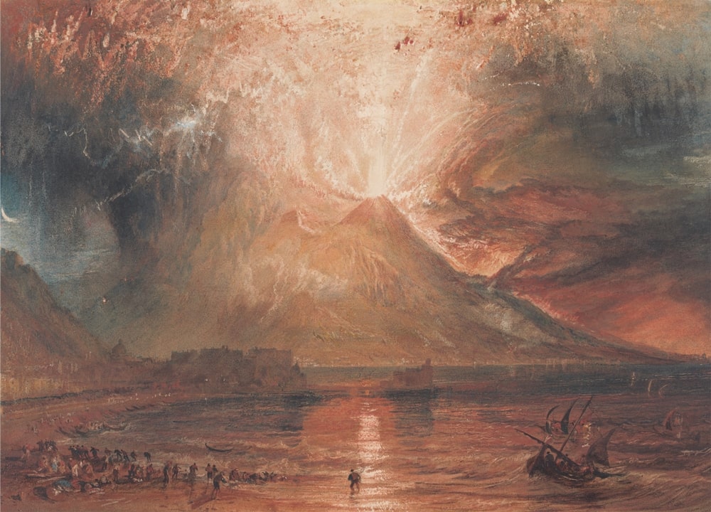 J. M. William Turner, Vesuvio in eruzione, 1819