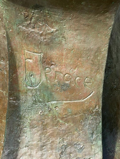 Francesco Jerace, la firma dell'Artista nel bronzo