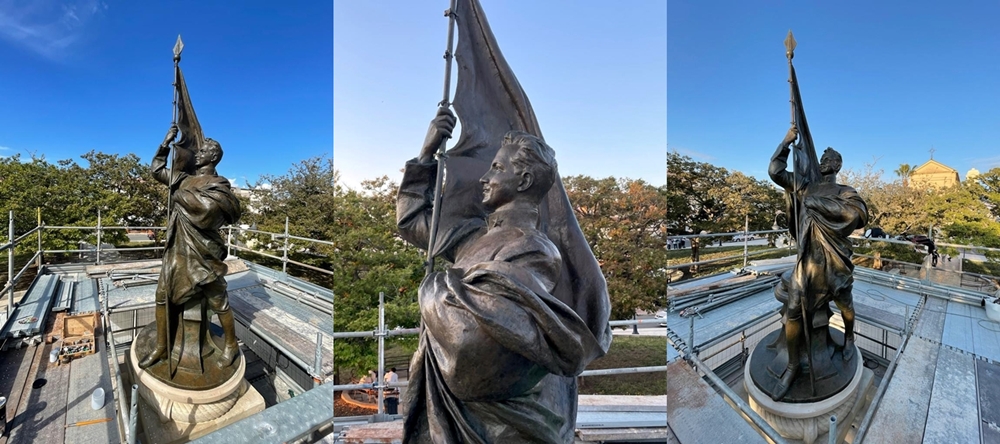 Francesco Jerace, Monumento a Vito Nunziante, bronzo, 1926, San Ferdinando (RC) - Ph. Stefano Mileto