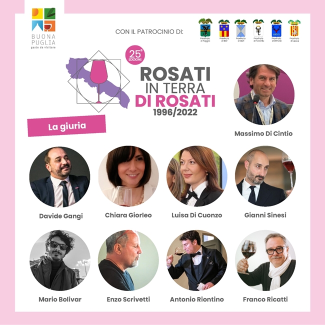 La Giuria di Rosati in Terra di Rosati 2022 - Image by Buona Puglia
