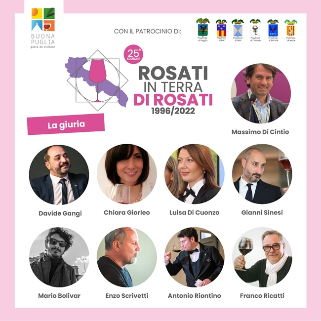 Rosati in Terra di Rosati 2022: la Giuria di esperti