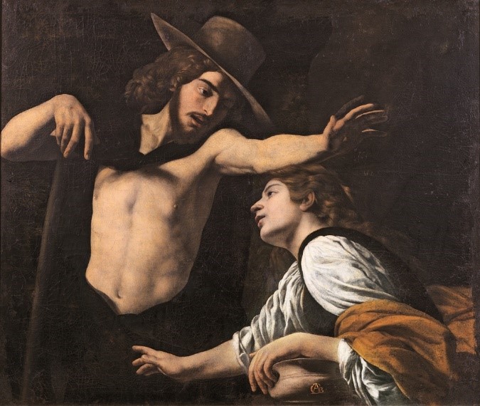 Battistello Caracciolo, Noli me tangere, olio su tela, 1618, Museo di Palazzo Pretorio