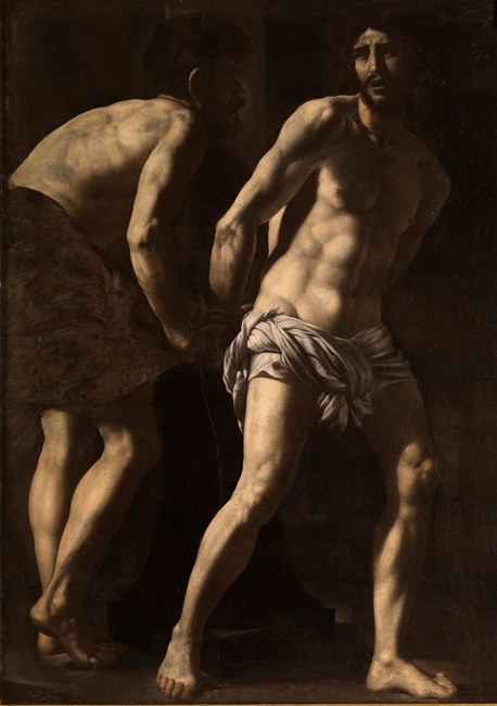 Battistello Caracciolo, Cristo alla colonna, olio su tela, 1658, Museo di Capodimonte, Napoli