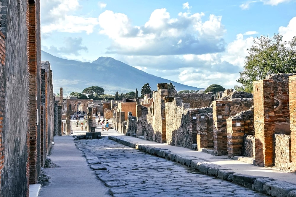 Scorcio del Parco Archeologico di Pompei