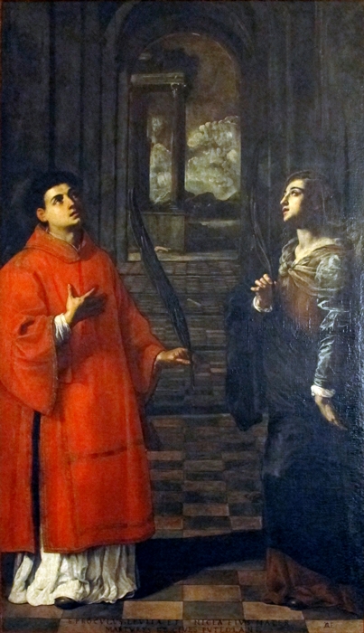 Artemisia Gentileschi, I Santi Procolo e Nicea, 1636-37, Cattedrale di Pozzuoli - Image from wikipedia