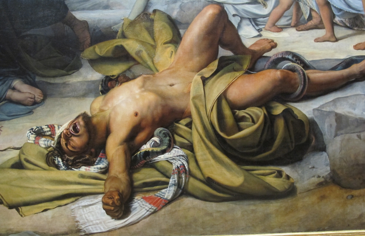 Karl Pavlovic Briullov - L'ultimo giorno di Pompei, 1833 (olio su tela, 456.5 x 651 cm), particolare - Museo di Stato Russo, San Pietroburgo