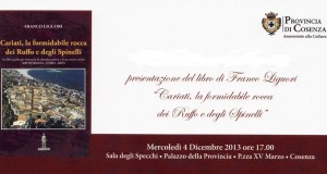 Presentazione a Cosenza di un volume dedicato alla Rocca Ruffo Spinelli di Cariati