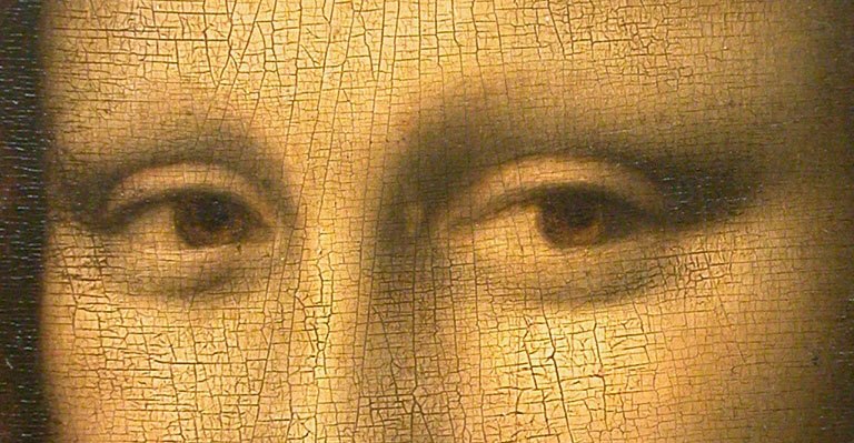Leonardo da Vinci - Part. della Gioconda - Parigi, Museo del Louvre