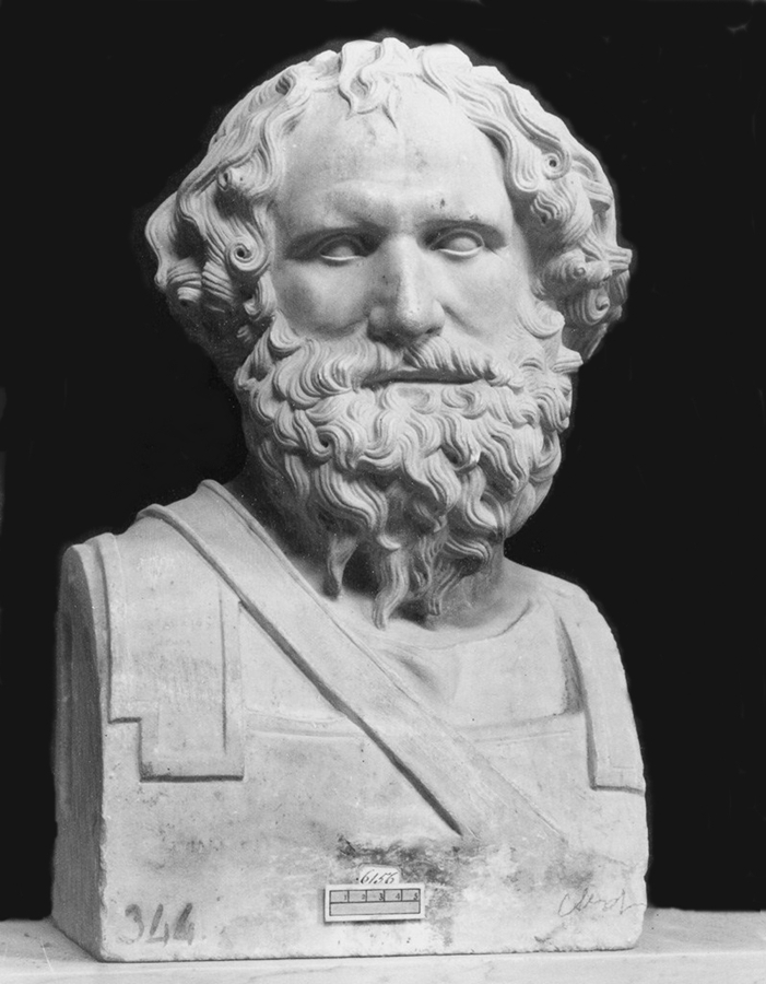 Cosiddetto busto di Archimede, dalla Villa dei Papiri di Ercolano, Museo Archeologico di Napoli