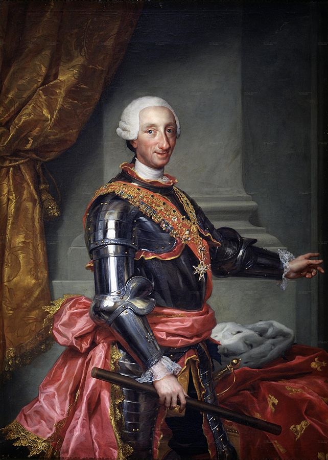 Anton Raphael Mengs - Ritratto di Carlo III di Borbone, re di Spagna (1716-1788), Museo del prado, Spagna