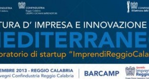 Cultura d’impresa e innovazione nel Mediterraneo. BarCamp a Reggio Calabria