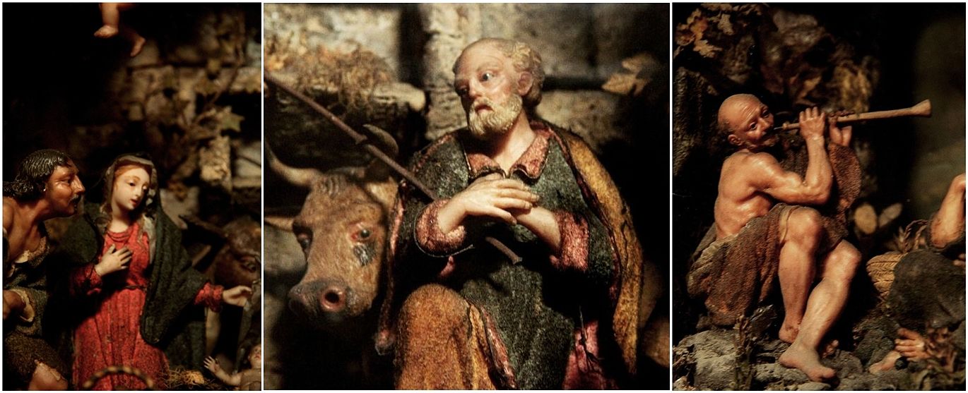 Tre dettagli dai capolavori in cera di Caterina de Julianis custoditi nella Basilica di S. Maria Immacolata (Catanzaro) bisognosi di restauro – Ph. Anna Rotundo