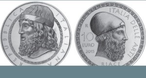 I Bronzi di Riace celebrati dalla Zecca dello Stato con una moneta commemorativa da 10 euro