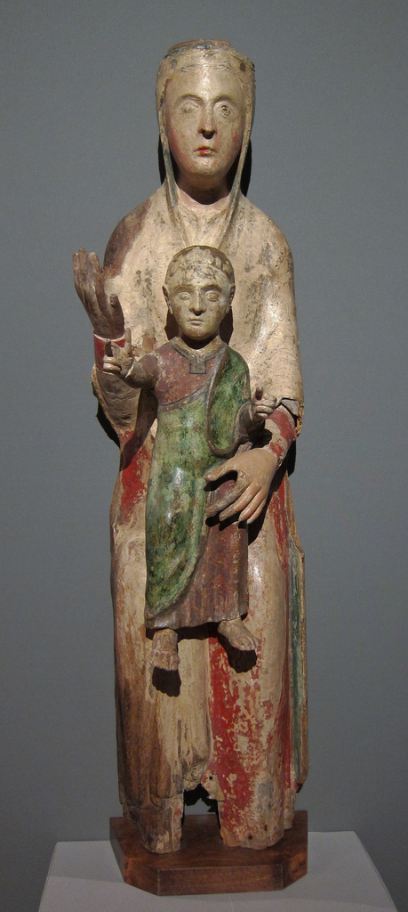 Enthroned Madonna with Christ Child, Sculptor from Abruzzo,1st h