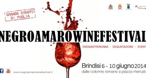 Negroamaro Wine Festival. A Brindisi il più grande evento enogastronomico del Sud Italia