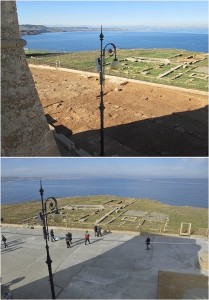 L'area del Foro Romano prima e dopo la cementificazione - Ph. Margherita Corrado