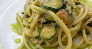 Spaghetti con le zucchine alla Nerano