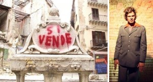 L’artista austriaco Uwe Jaentsch imbratta a Palermo una fontana del ‘500. Provocazione o gesto vandalico? L’opinione del pittore Momò Calascibetta